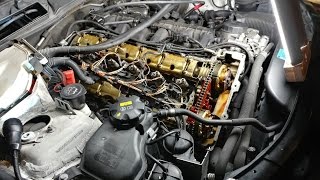 BMW 335i N54 valve cover gasket symptoms - smoke coming from under your hood?
