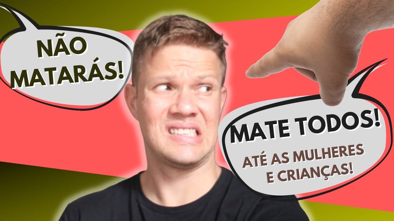 SE O MANDAMENTO É "NÃO MATARÁS", PORQUE DEUS MANDOU MATAR?