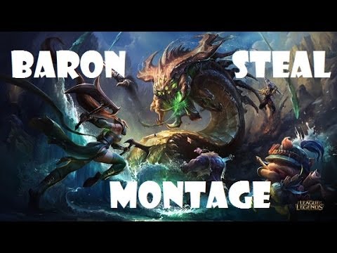 League Of Legends - Baron Steal Montage