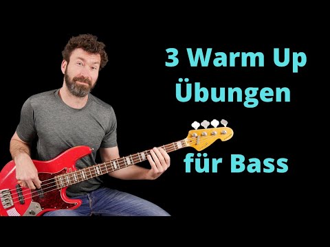 3 Warm Up Übungen für Bass