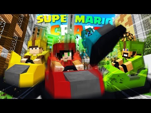 CI BUTTIAMO FUORI PISTA CON GLI AUTOSCONTRI 😂 - Minecraft ITA - SUPER MARIO CRAFT w/ Tear Tech Tano