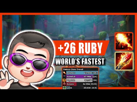 World's Fastest 26 Ruby Life Pools | Fire Mage