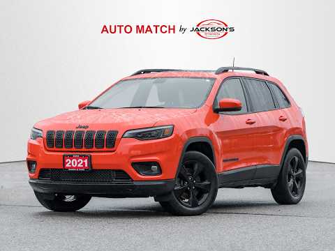 2021 Jeep Cherokee Altitude 4x4 in Orange for sale at Jackson's Toyota in Barrie, ON