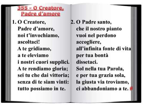 355 O Creatore, Padre d'amore - Innario Chiesa Cristiana Avventista del Settimo Giorno 2014