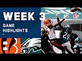 Bengals vs. Eagles Week 3 Highlights | NFL 2020