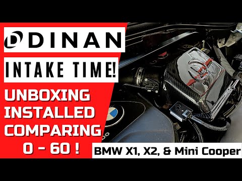 BMW X1 Dinan Intake Installed! | IT'S A WORK OF ART!