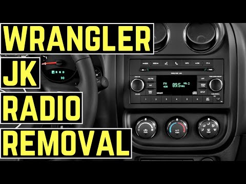 Jeep Wrangler JK Radio Removal 2011- 2018