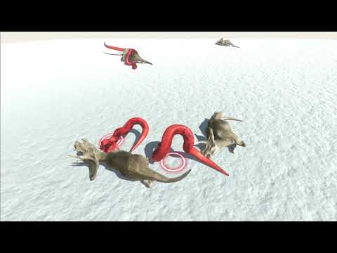 5 Triceratops vs 5x all units - Animal Revolt Battle Simulator