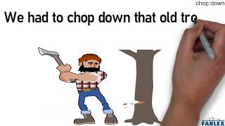 chop down
