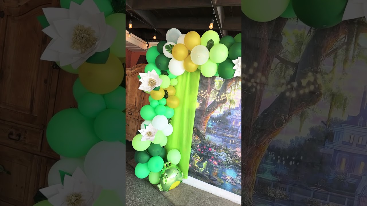 Tiana party decor# decoracion de Tiana# party decor# fiesta