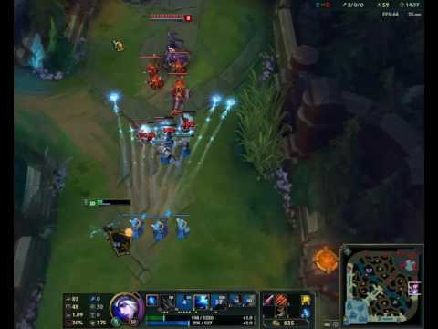 How to dodge skill ashe vs morgana bot (lol)