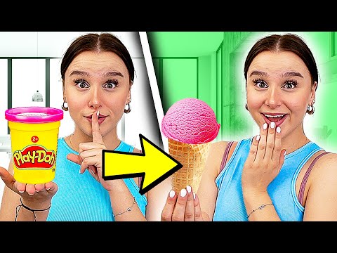 1 Tag lang Schwester mit FAKE ESSEN pranken ! 😂🍧 (Teil 10) - Celina