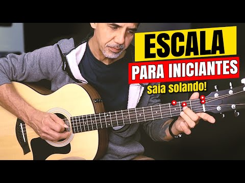 ESCALAS PARA INICINANTES - Menos é Mais - SAIA SOLANDO NA HORA! Prof. Sidimar Antunes🎸