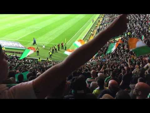Celtic Fans singing Grace | Celtic vs Linfield