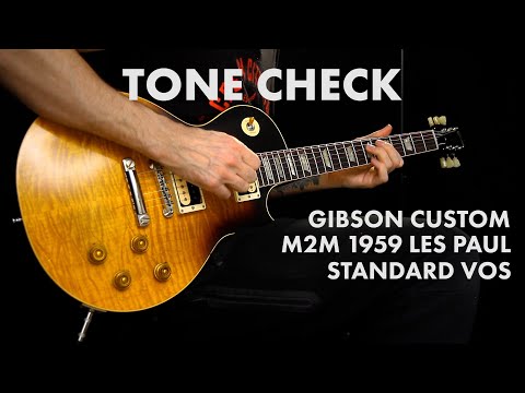 TONE CHECK: Gibson Custom M2M 1959 Les Paul Standard Lemon Tobacco Fade Demo