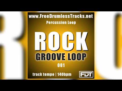 Rock Groove Loop 001 - Percussion Loop (www.FreeDrumlessTracks.net)