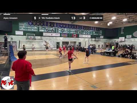 Langley Div.1/2 Qualifier - 16U Kodiaks black vs. Apex Amazon