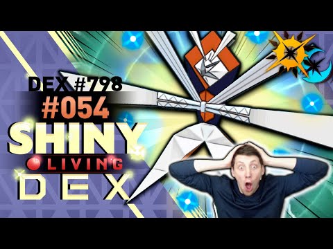 OMG FINALLY! INSANE SHINY KARTANA REACTION! | SHINY Living Dex #798 | Ultra Sun & Moon Shiny #054