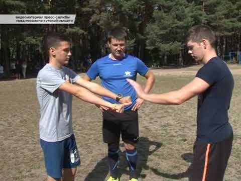 Курские полицейские сыграли в футбол с воспитанниками ДОЛ &laquo;Дубки&raquo;