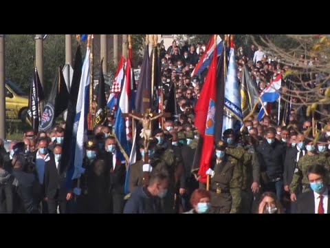 Izdvojeno - Kolona sjećanja i sveta Misa u Škabrnji