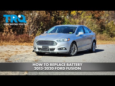 How to Replace Battery 2013-2020 Ford Fusion