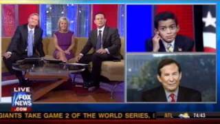 Presidential whiz kid Jaden Wilkins takes on anchor Chris Wallace