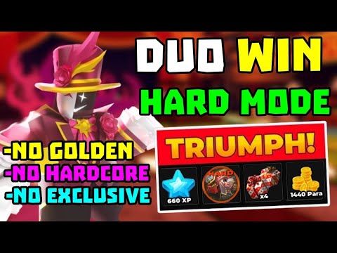 DUO The Final Act Hard Mode Triumph + Full Guide | TDS Tower Defense Simulator