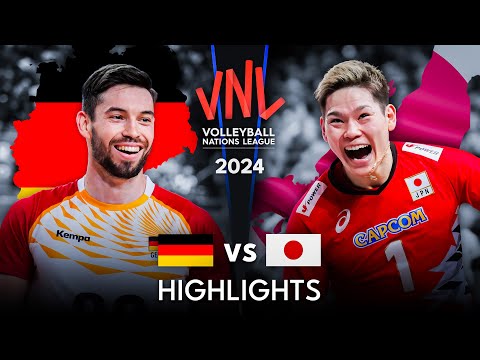 🇯🇵 JAPAN vs GERMANY 🇩🇪 | Highlights | Men's VNL 2024