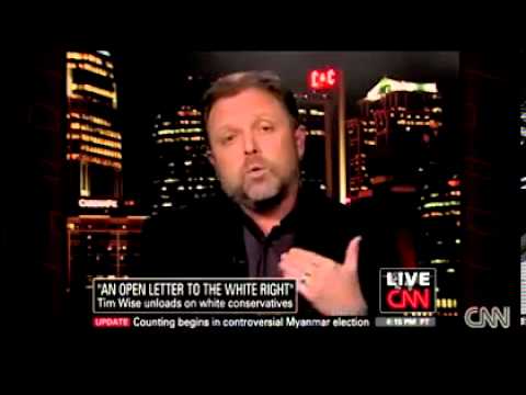 Anti White Tim Wise on CNN, attacks the 'White Right', 11 7 10