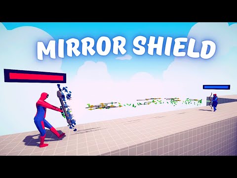 SPIDER MAN MIRROR SHIELD vs EVERY UNIT - Totally Accurate Battle Simulator