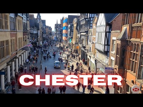 Walking in Chester City Centre ▪︎ Chester England 4k60