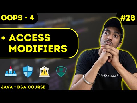 Access Modifiers In Java Oops 4 Java Dsa Course