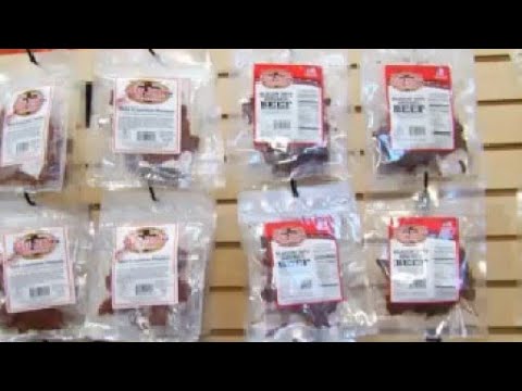 Try 100 exotic jerky varieties at 'Beef Jerky Outlet'