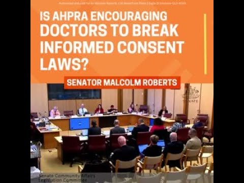 AHPRA forces Doctors to break informed consent