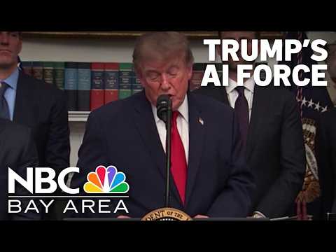 Trump says he's creating an AI force and appointing a czar