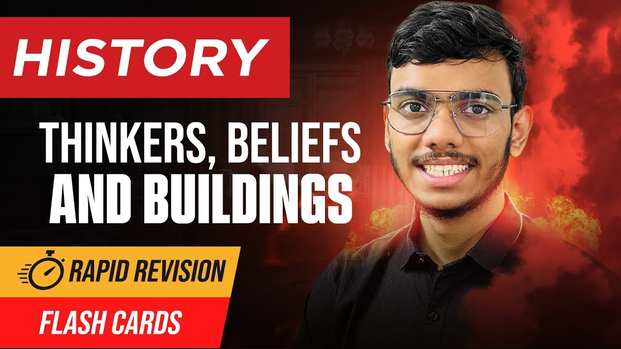 Thinkers Beliefs and Buildings Class 12 History One Shot | Rapid Revision for Board Exam 2025