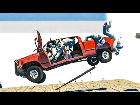 Downhill Stig Crashes #2 - BeamNG Drive