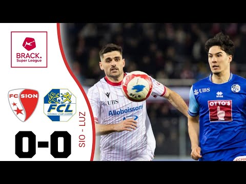 FC Sion vs. FC Luzern 0-0 Swiss Super League Highlights | Sion & Luzern | Round 23