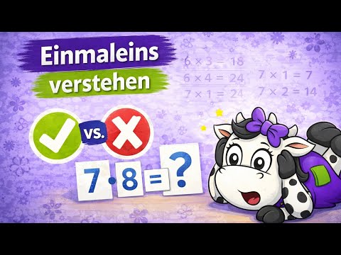 🧮 Einmaleins (1x1) lernen | spielend leicht und langfristig | so ✅ und so nicht 🔺
