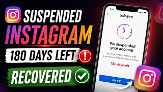 Recover Suspended Instagram Account | Instagram Suspended 180 Days Pro