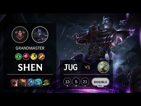 Shen Jungle vs Master Yi - BR Grandmaster Patch 10.20
