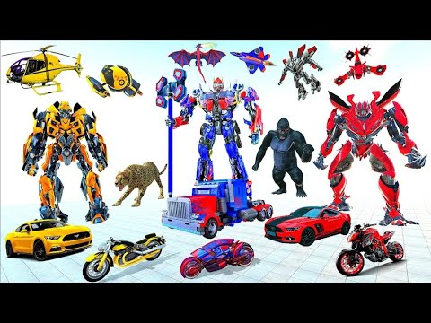 Bumblebee Transformers, Jet Robot Car Transform 3D 2023 Jogo Android
