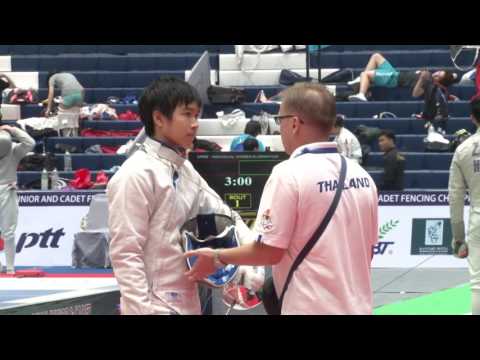 Pasin Vs Shimizu Takafumi (๋JPN) Round 32cadet Sebre
