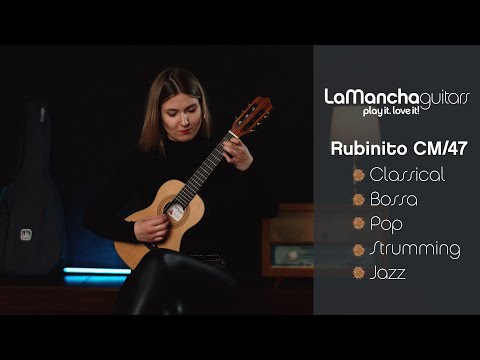 Демонстрация звучания классической гитары La Mancha Rubinito CM/47