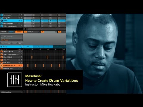 Mike Huckaby + Dubspot! Maschine Tutorial: How to Create Drum Variations