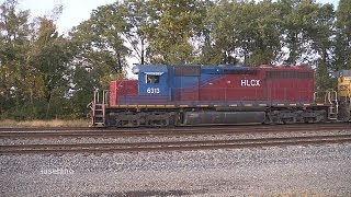 preview picture of video '(27) HLCX Leading CSX @ Westfield  Oct. 10 2014'