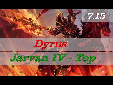 Dyrus - Jarvan IV vs Akali - Top S7 Patch 7.15 (Ranked GamePlay)