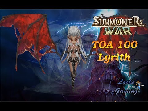 Summoners War ~ Toa Normal 100 Lyrith Boss