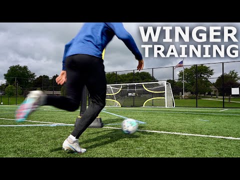 Individual Winger Training Session | Position Specific Training Drills For Wingers