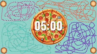 Timer For 5 Minutes - Bomb Timer (Pizza Countdown Explosion)